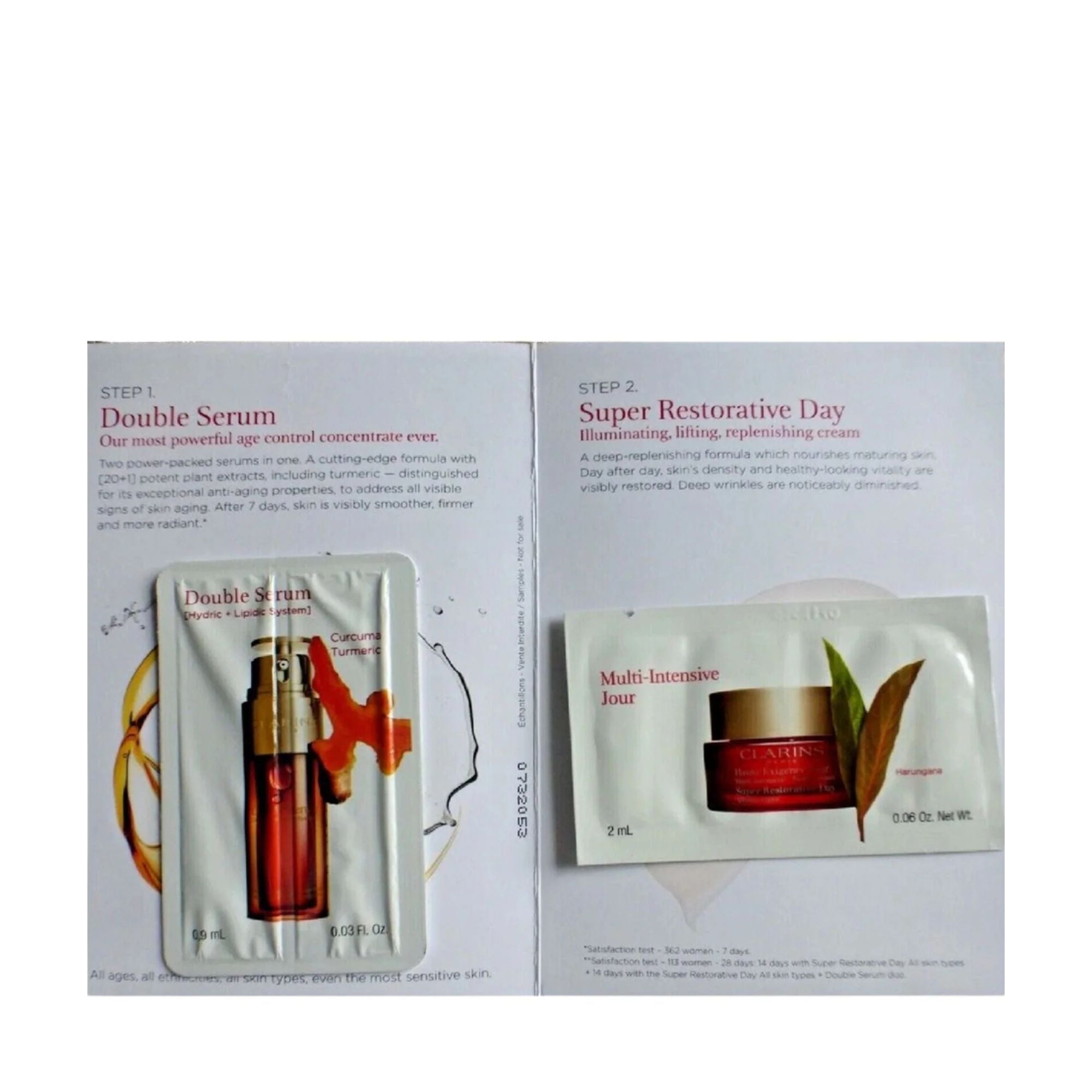 Clarins 50+ Double Serum And Super Restorative